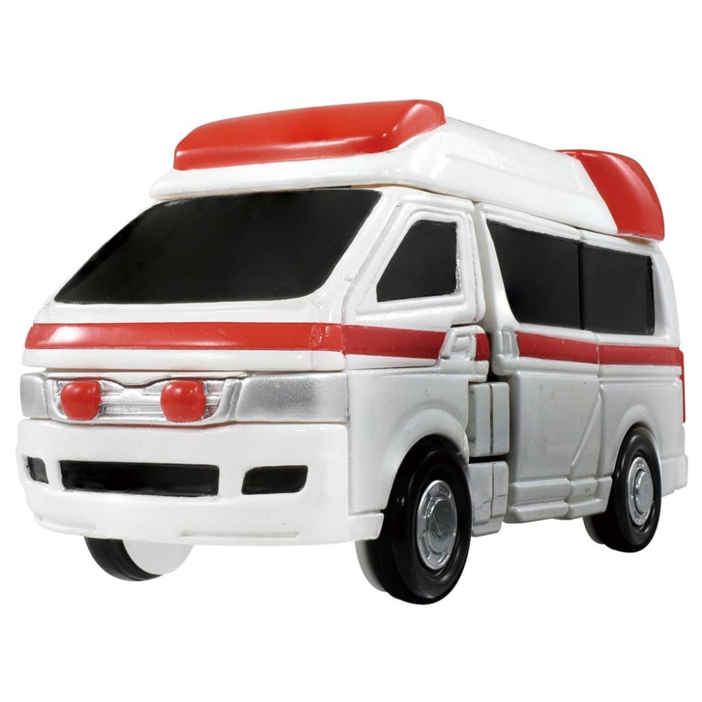 ★【TOMY】特裝合体 JB03 救援勇者 - 救護車特裝 豐田 Himedic 救護車 TP20708-細節圖3