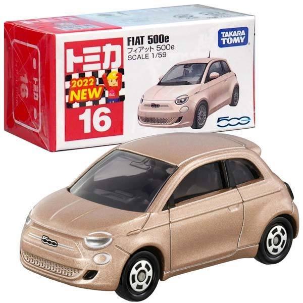 ☆【TOMICA】多美小汽車2022 NEW 16 FIAT 500e 一般/ 初回- 卡咪多玩具屋