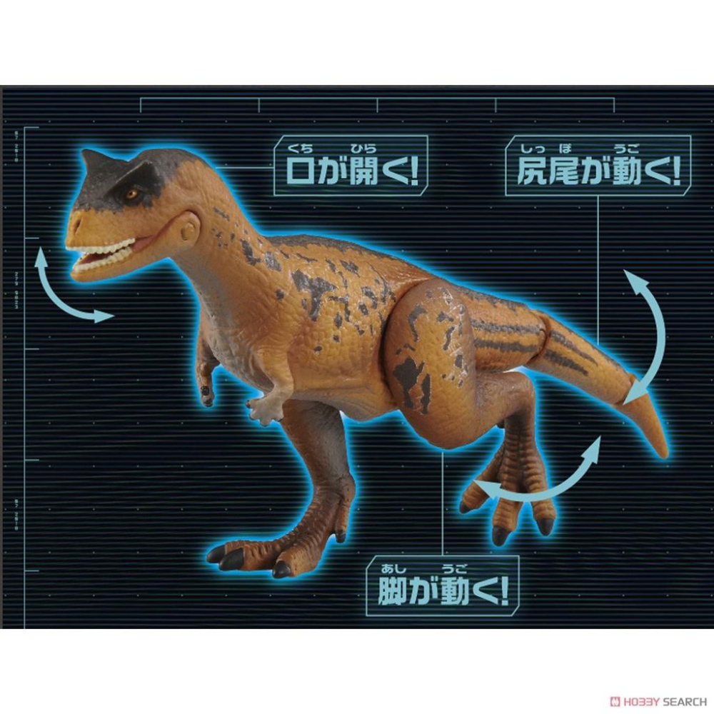 TOMY  多美動物園 ANIA  侏儸紀世界 Carnotaurus AN11332-細節圖4