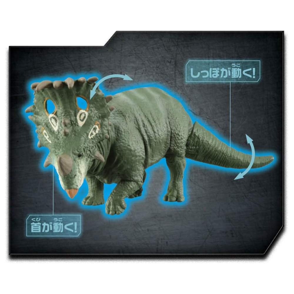 TOMY  多美動物園 ANIA  侏儸紀系列 中國角龍 SINOCERATOPS  AN17505-細節圖3