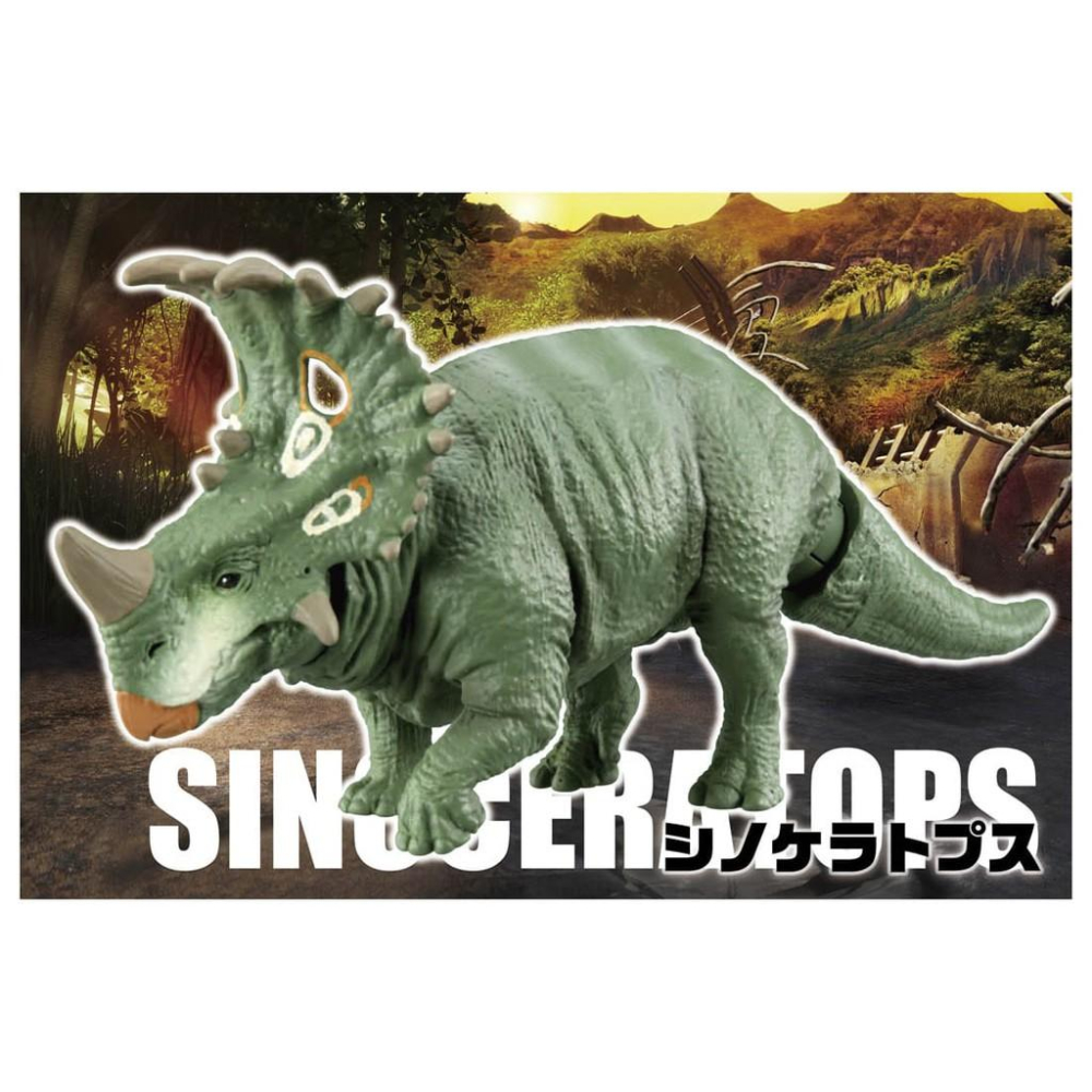 TOMY  多美動物園 ANIA  侏儸紀系列 中國角龍 SINOCERATOPS  AN17505-細節圖4