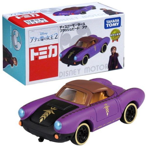 ★【TOMICA】多美小汽車 迪士尼小汽車 冰雪奇緣2 安妮古董車_DS14023