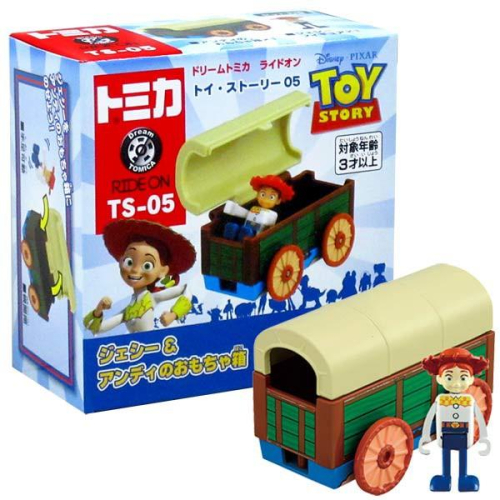 【DREAM TOMICA】Ride On 騎乘系列 玩具總動員 4 TS-05 翠絲&amp;玩具盒 TM13411