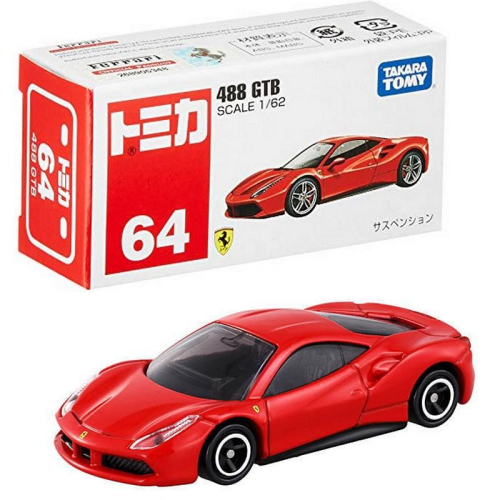 ★【TOMICA】多美小汽車 64 法拉利 Ferrari 488 GTB