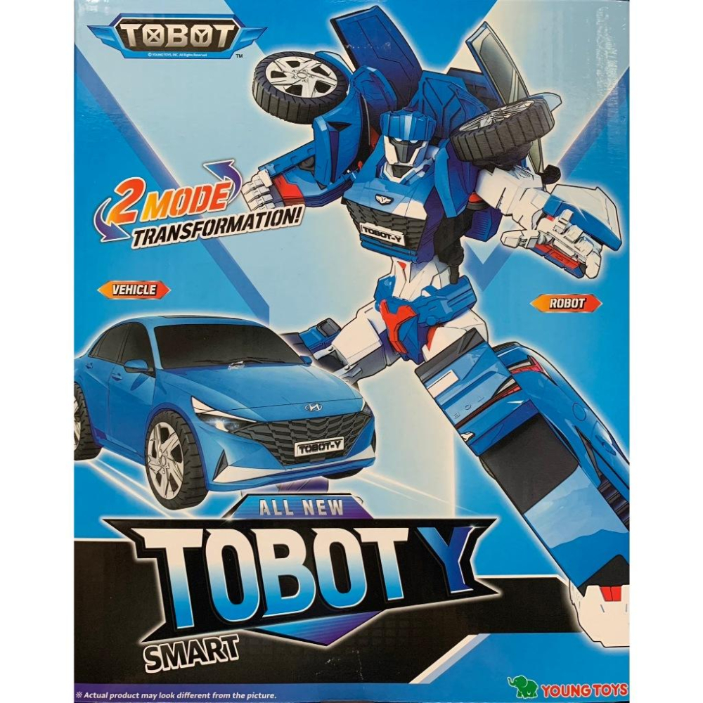 正版 YOUNG TOYS 機器戰士 ALL NEW  SMART 中型 TOBOT Y  YT01163-細節圖7