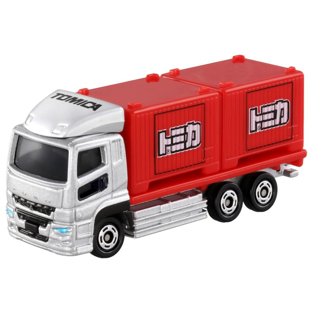★【TOMICA】多美小汽車  2018  85 三菱 FUSO SUPER GREAT 貨櫃車-細節圖2