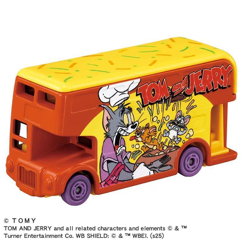 ★【 DREAM TOMICA】夢幻多美小汽車 SP 湯姆貓與傑利鼠 巴士 (橘) TM95915-細節圖2