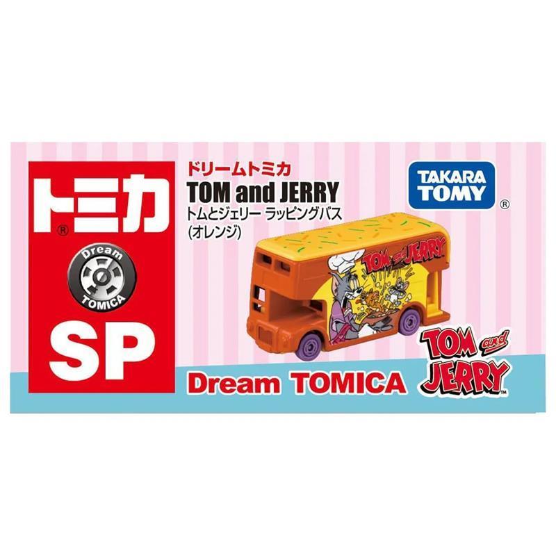 ★【 DREAM TOMICA】夢幻多美小汽車 SP 湯姆貓與傑利鼠 巴士 (橘) TM95915-細節圖4