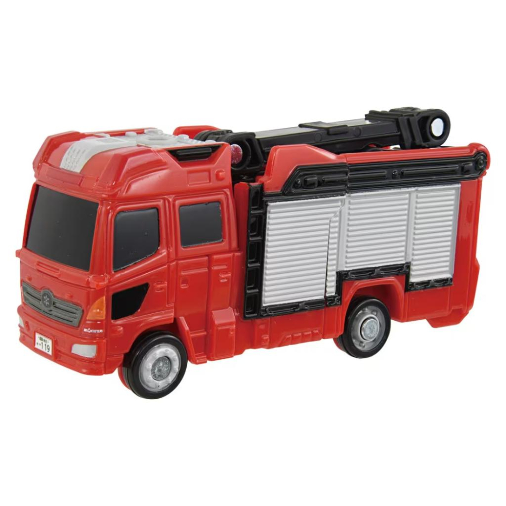 ★【TOMY】特裝合体 JB02 新!消防勇者 - 消防車特裝 MORITA CD-I  TP91444-細節圖2