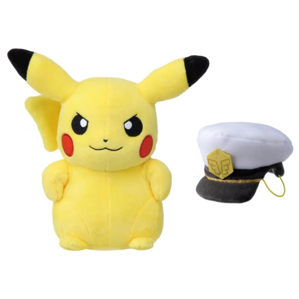 TOMY Pokemon  精靈寶可夢 絨毛 船長皮卡丘 PC93036-細節圖3