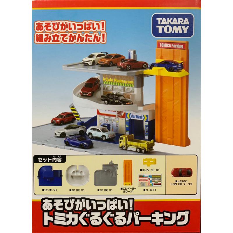 ★【TOMICA】多美小汽車 場景系列 ASIA LIMITED 旋轉停車塔(附小車)_TW91627-細節圖4