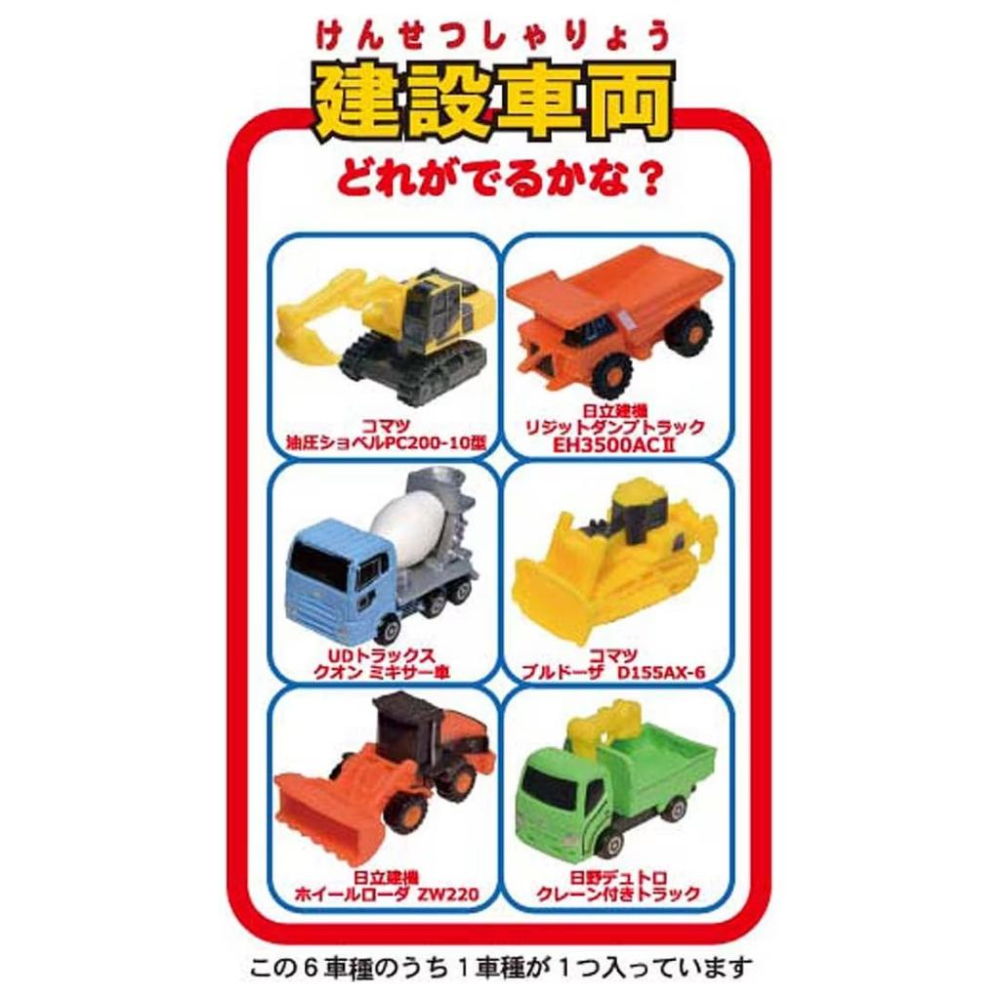 ★【TARGA】TOMICA 多美小汽車 生活雜貨 泡澡沐浴球 建設車輛系列 全六款 (隨機出貨) TU96655-細節圖3