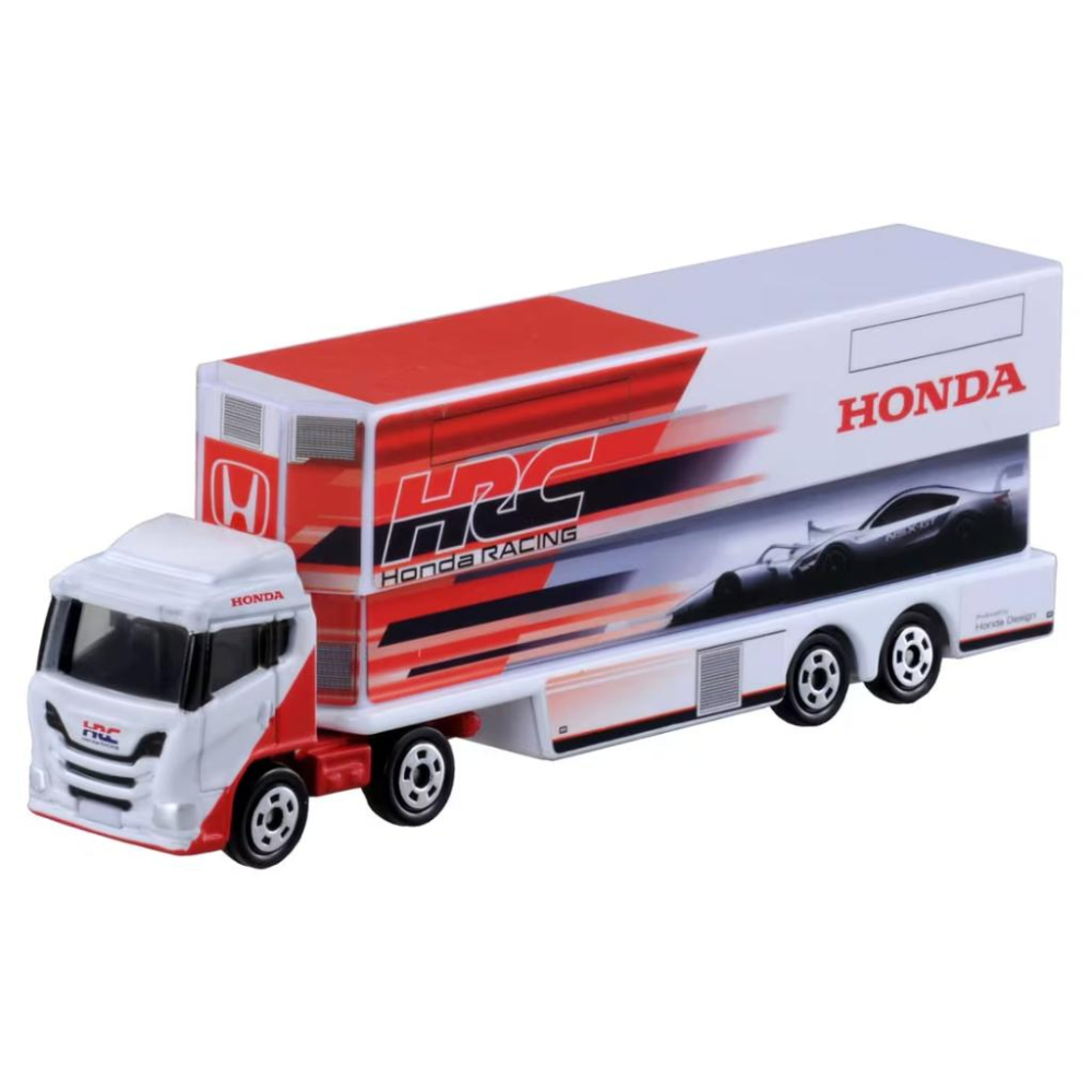★【TOMICA】多美小汽車 2024  NEW 149 本田 HONDA Racing 運輸車-細節圖4