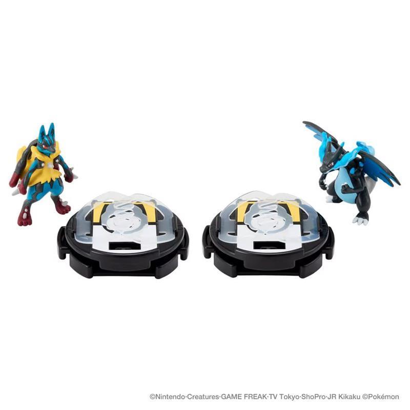 TOMY Pokemon 寶可夢 BATTLE-Z寶可夢戰鬥盤 (超級噴火龍Xvs超級路卡利歐) PC95670-細節圖5