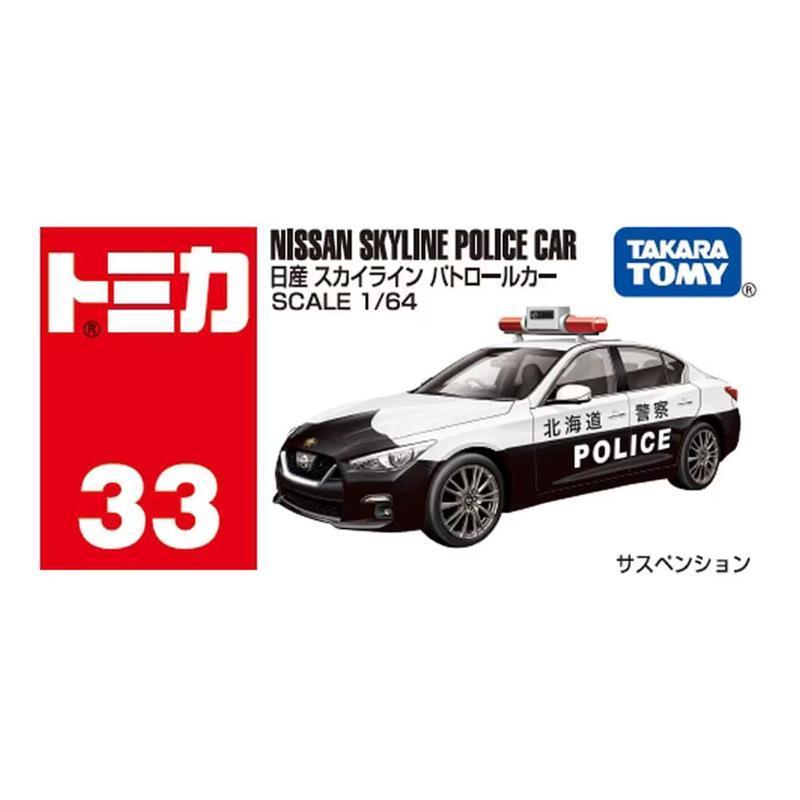 ★【TOMICA】多美小汽車 2025 NEW 33 日產 NISSAN SKYLINE 警車-細節圖4