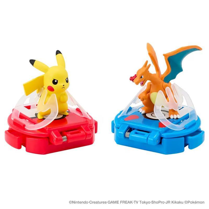 TOMY Pokemon 寶可夢 BATTLE-Z寶可夢戰鬥盤 (皮卡丘vs噴火龍) PC94972-細節圖2