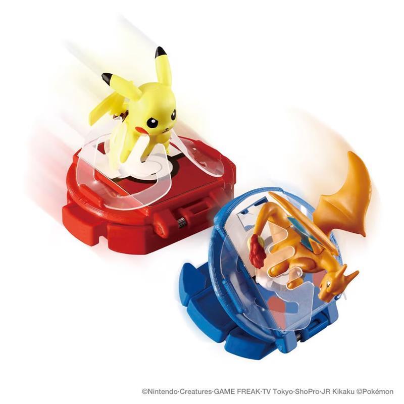 TOMY Pokemon 寶可夢 BATTLE-Z寶可夢戰鬥盤 (皮卡丘vs噴火龍) PC94972-細節圖4