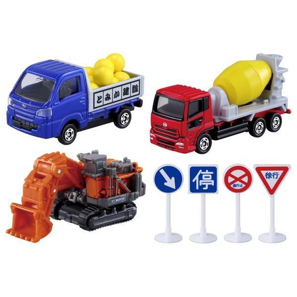 ★【TOMICA】多美小汽車  2023 車組  工事現場 建設車輛 套車組 TM29775-細節圖2