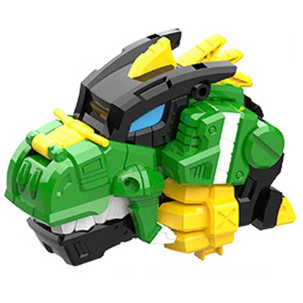 韓國正版 SAMG MINIFORCE 迷你特工隊 TRANS-HEAD T-REX 霸龍戰騎 SM32387-細節圖3