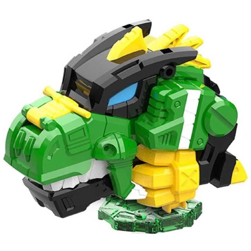 韓國正版 SAMG MINIFORCE 迷你特工隊 TRANS-HEAD T-REX 霸龍戰騎 SM32387-細節圖4