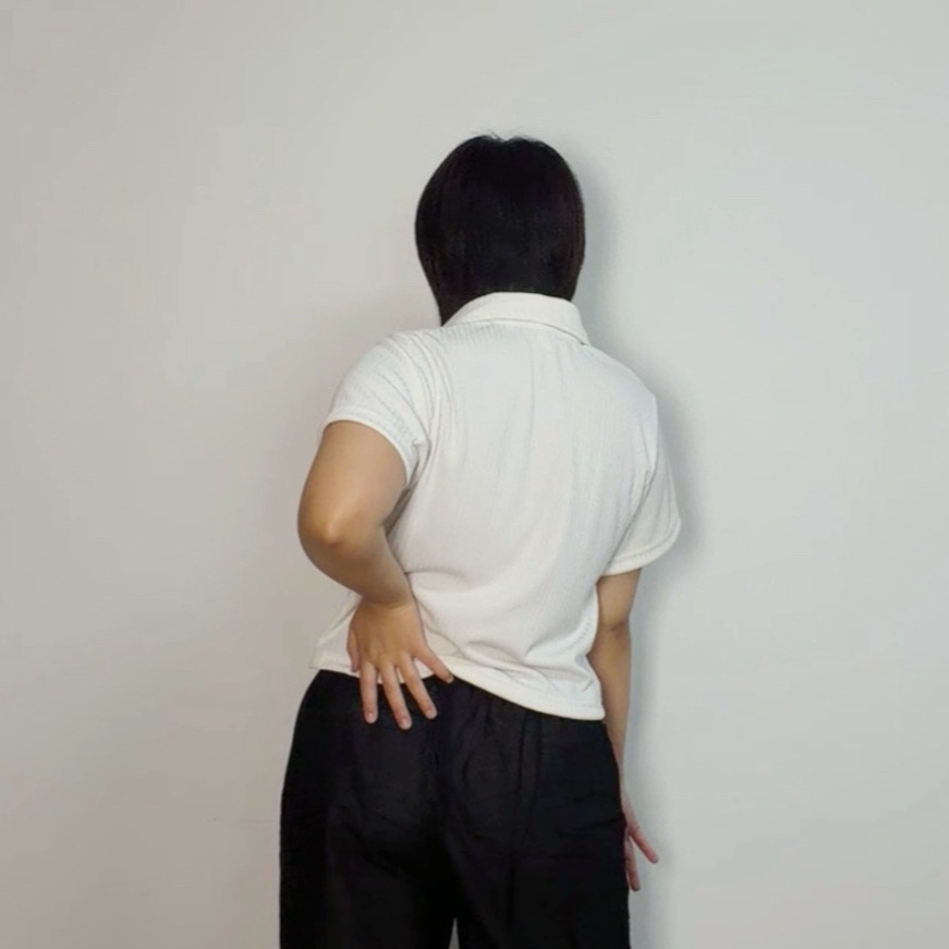 泰國 Ticha 短版拉鍊 Polo 上衣 【現貨】-細節圖3