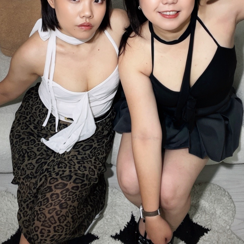 泰國 Plamuek 透膚綁帶背心 【現貨】-細節圖2