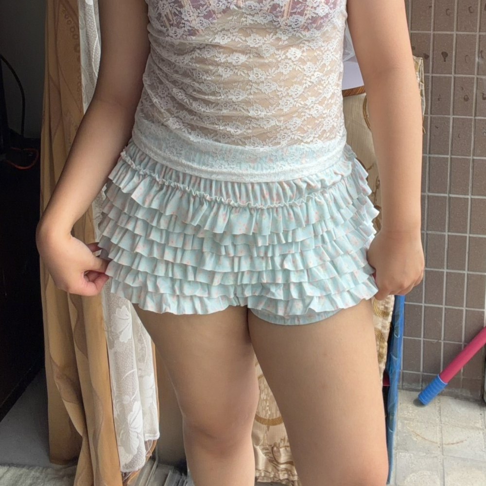 Ruffle Pants｜蓬蓬荷葉邊短褲 【現貨】-細節圖4