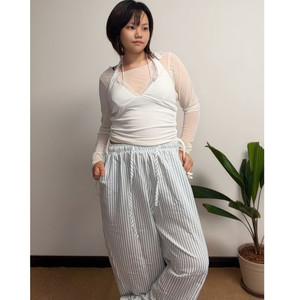 【中尺碼】Miki Pants 寬褲-細節圖2