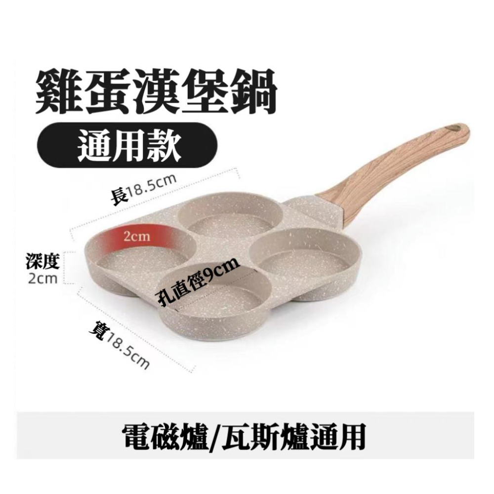 【現貨 免運🔥煎蛋鍋】鍋子 牛排鍋 煎蛋鍋雙孔升級款 早餐鍋 不沾鍋 早餐 雞蛋 蛋 漢堡 漢堡肉 荷包蛋 煎蛋模具-細節圖4