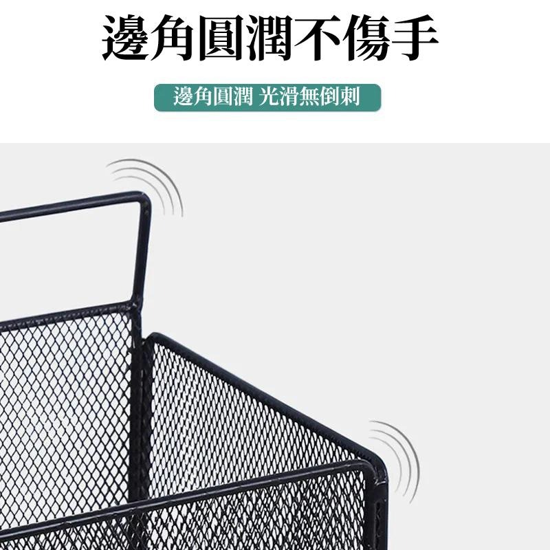 【現貨 免運🔥免打孔置物籃】置物架 廚房置物架 收納籃 鐵藝收納籃 收納鐵架 多功能收納籃 網格置物架 浴室-細節圖4