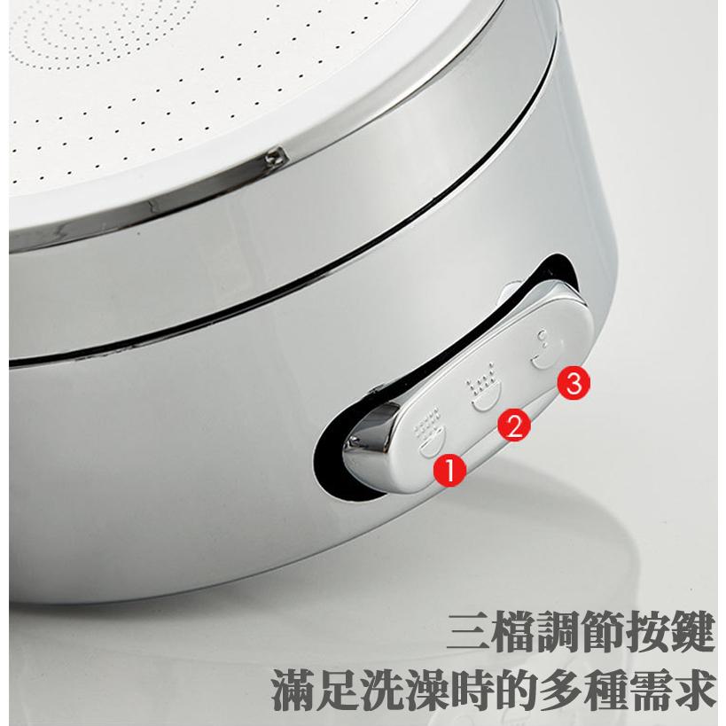 🔥台灣現貨🔥蓮蓬頭 一鍵止水 三段出水 蓮蓬頭 花灑 增壓 淋浴三段蓮蓬頭 沐浴 浴室 淋浴-細節圖5