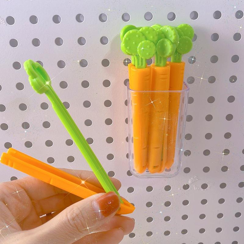 🔥台灣現貨🔥封口夾 紅蘿蔔造型密封封口夾 保鮮封袋夾 食物保鮮夾 封袋夾 防潮夾 食品保鮮夾-細節圖3