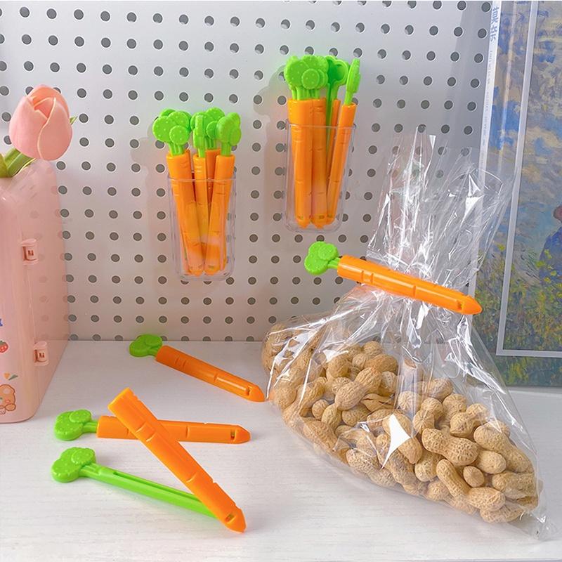 🔥台灣現貨🔥封口夾 紅蘿蔔造型密封封口夾 保鮮封袋夾 食物保鮮夾 封袋夾 防潮夾 食品保鮮夾-細節圖7