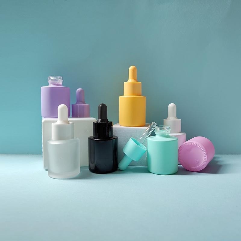 🔥台灣現貨🔥馬卡龍滴管瓶 20ml 原液精油瓶 彩色玻璃分裝瓶 滴管瓶 馬卡龍莫蘭迪 滴管精油瓶 磨砂原液瓶-細節圖5