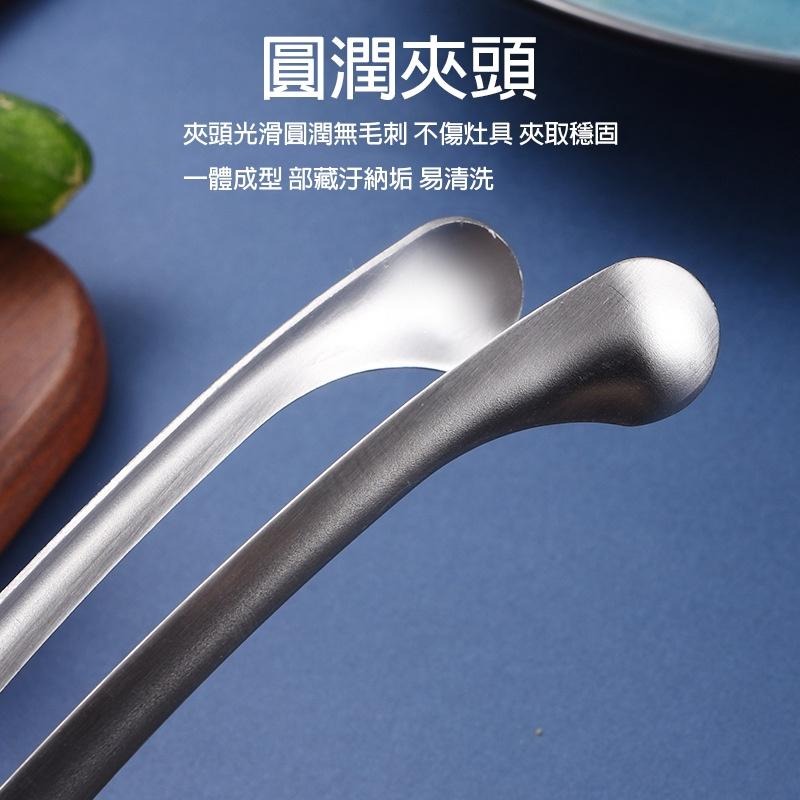 🔥台灣現貨🔥 韓式不銹鋼烤肉夾 燒烤夾 料理夾 食物夾 食品夾 牛角夾 不銹鋼夾 廚房用具 露營夾 304不鏽鋼夾-細節圖2