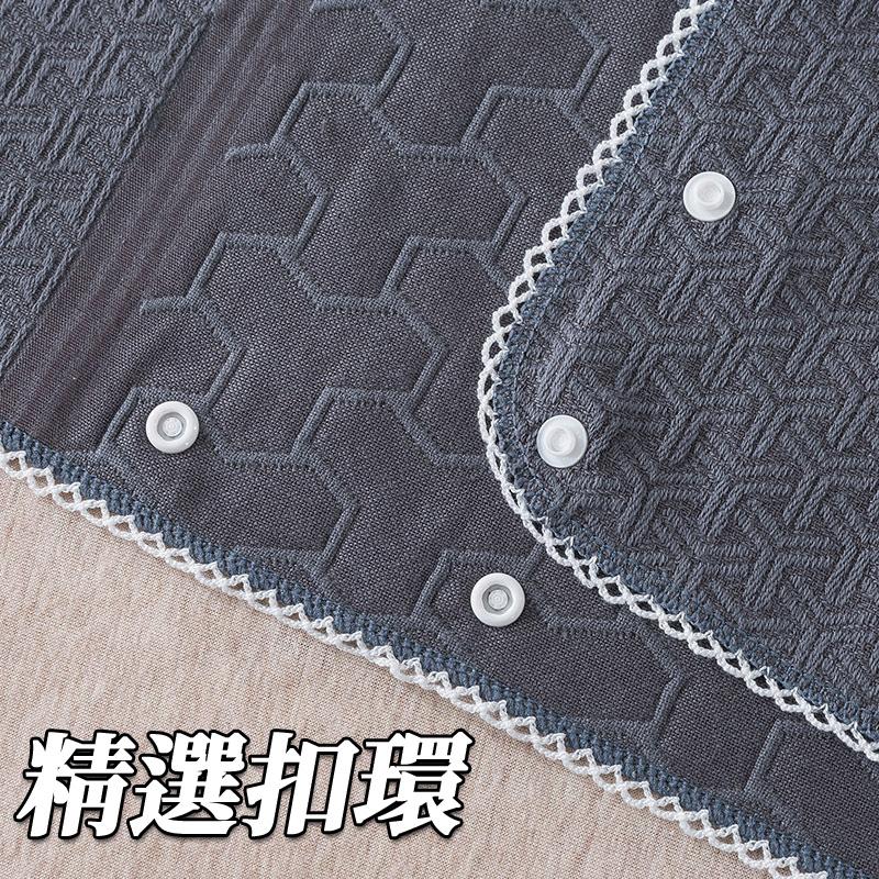 🔥台灣現貨🔥枕頭巾 卡扣式三層紗枕巾 枕套 枕頭套 舒適枕巾 枕巾 加厚三層棉紗 枕巾 吸汗枕巾-細節圖6