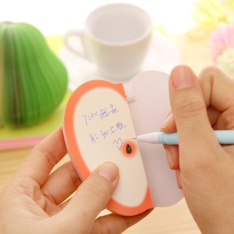 【台灣現貨】便條紙 便利貼 水果便條紙 記事本 N次貼 留言貼 便簽紙 便簽本 婚禮小物 客製化 贈品禮品-細節圖6