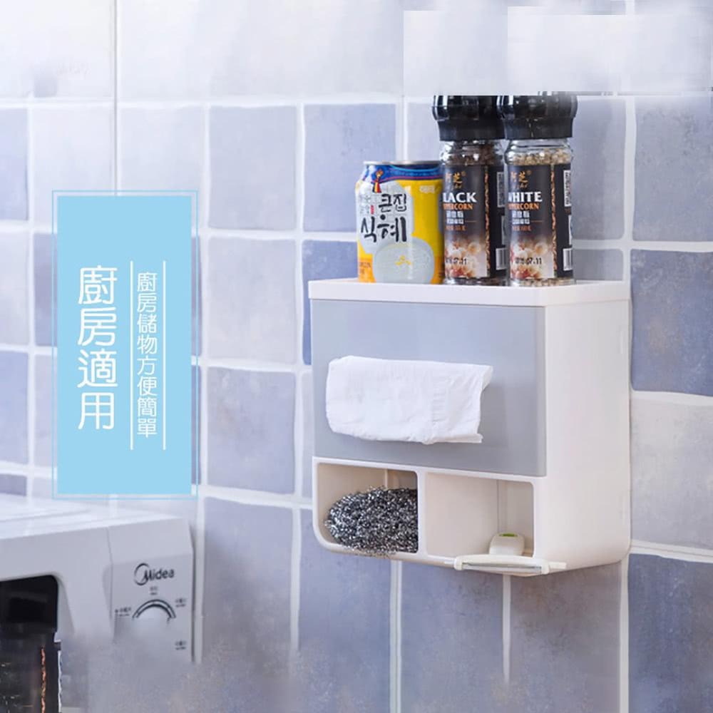 【現貨 免運🔥衛生紙盒】衛生紙收納盒 浴室置物架 防水衛生紙盒防水面紙盒 收納架 紙巾盒 面紙架 紙巾架-細節圖5