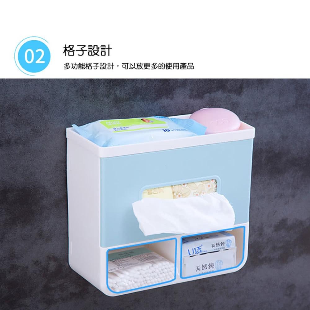 【現貨 免運🔥衛生紙盒】衛生紙收納盒 浴室置物架 防水衛生紙盒防水面紙盒 收納架 紙巾盒 面紙架 紙巾架-細節圖7
