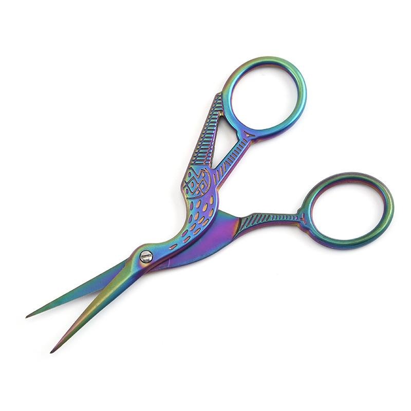 【現貨 免運🔥復古剪刀】剪刀 古典風剪刀 法式剪刀 鶴剪刀 雕花剪刀 手帳剪刀 復古 文青 手帳剪刀 居家小剪刀-細節圖6