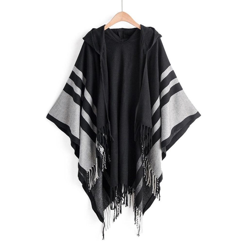 🔥台灣現貨🔥披肩 圍巾 秋冬保暖 仿羊披肩 披肩斗篷披肩圍巾 披肩圍巾 保暖圍巾 保暖披肩 保暖 防風 造型披肩-細節圖7