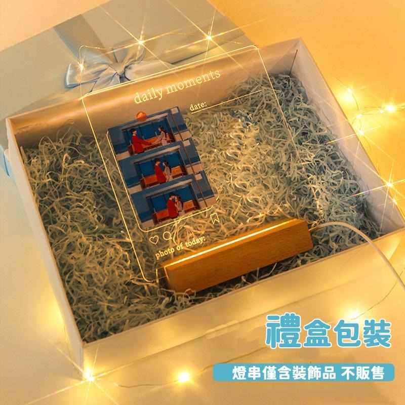 【台灣現貨】留言板 發光留言板 壓克力記事板 塗鴉板 手寫板 記事板 小夜燈 禮物-細節圖5