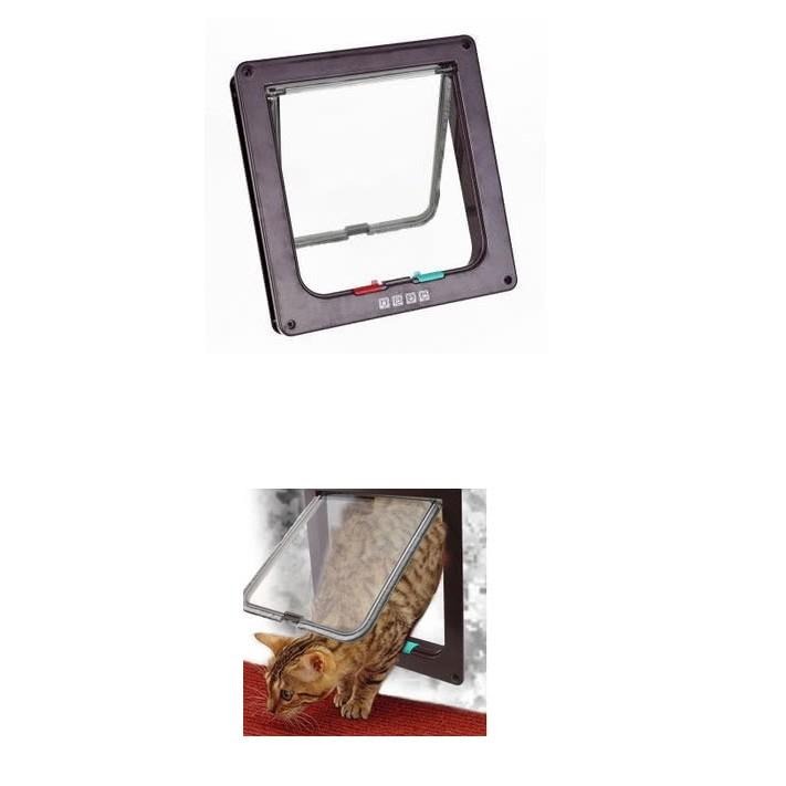 【台灣現貨】寵物門 雙向寵物門 貓門 狗門 寵物活動門 活動門 貓洞 狗洞 出入門 寵物進出門 寵物自動開門 通道門-細節圖2