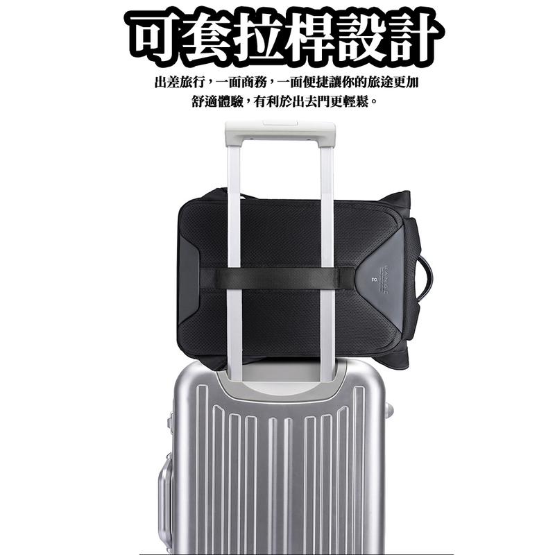 【BANGE】後背包 素面 型男後背包 肩背包 手拿包 耐重 大空間 防潑水-細節圖8