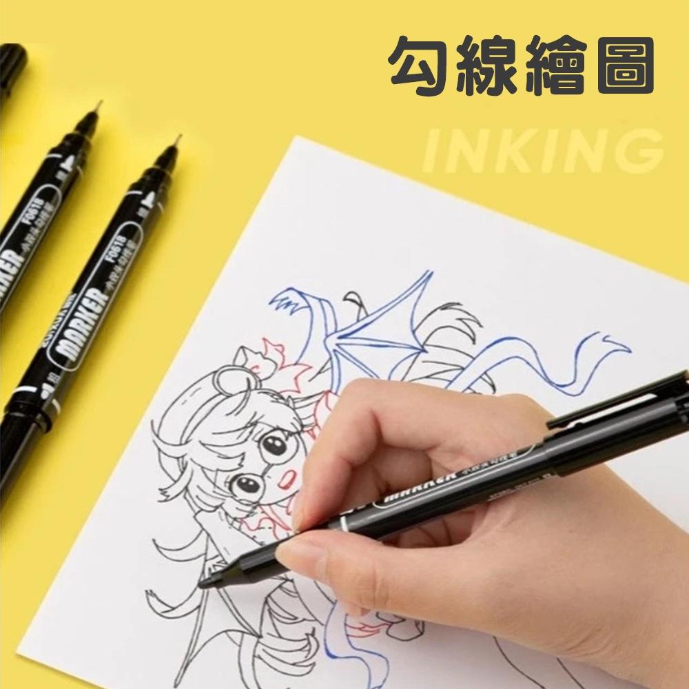 【台灣現貨🔥】油性筆 奇異筆 筆 記號筆 簽字筆 馬克筆 奇異筆 快乾油性筆 油性奇異筆-細節圖3