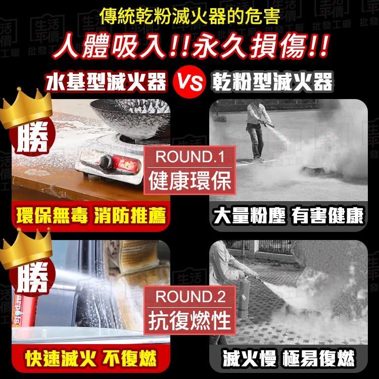 【隔日到貨🔥】水基型滅火器滅火器 車用滅火器 家用滅火器 消防器材 消防 水基型滅火器 簡易泡沫滅火器 百寶袋-細節圖2
