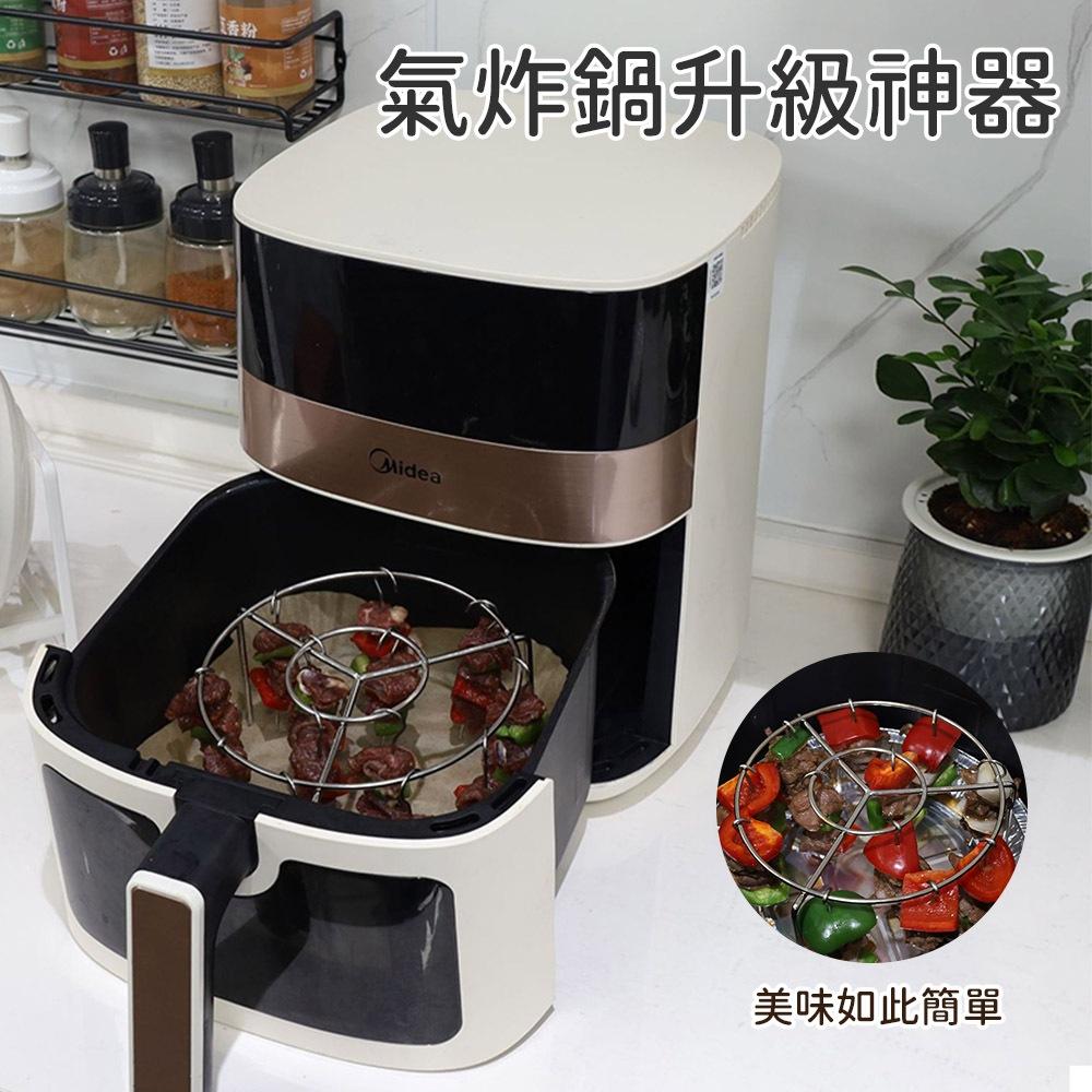 🔥隔日到貨🔥不鏽鋼烤架 立式12串 氣炸鍋烤架 氣炸鍋燒肉架 免翻轉 不銹鋼烤架 不銹鋼-細節圖4