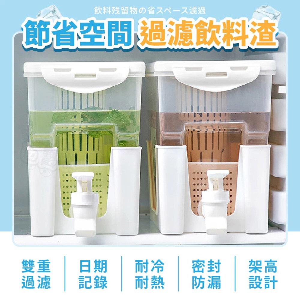 【隔日到貨🔥冰箱水壺3.5L】水龍頭水壺 冰水壺 冷飲壺 飲料桶 飲水桶 冰箱水壺 冰箱冷水壺  百寶袋-細節圖3