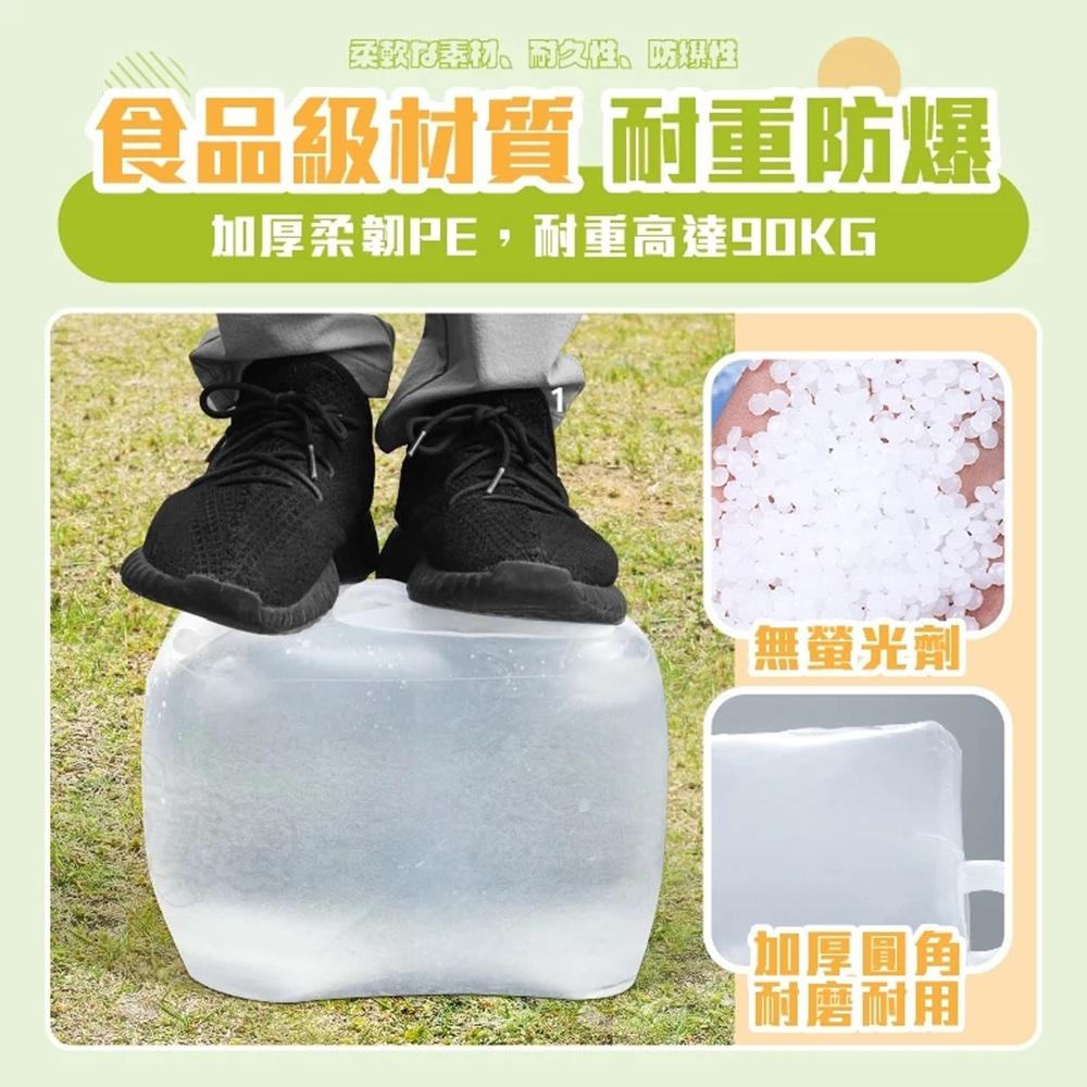 【蝦店隔日到貨🔥摺疊儲水桶】飲水桶 儲水桶 摺疊水桶 露營水桶 裝水桶 戶外水桶 水龍頭水桶 百寶袋-細節圖5