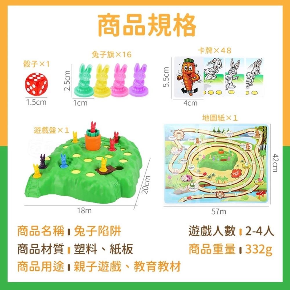 【隔日到貨🔥兔子陷阱】益智遊戲 兔子越野 益智遊戲 桌遊 桌遊益智 兒童桌遊 親子遊戲 跳棋 檢驗合格 百寶袋-細節圖8